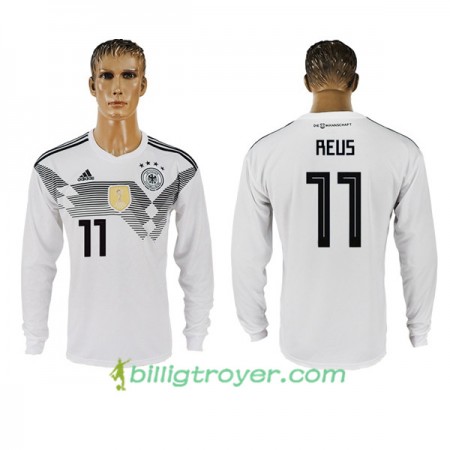 Billige Fotballdrakter Tyskland Reus 11 VM 2018 Hjemmedraktsett Langermet